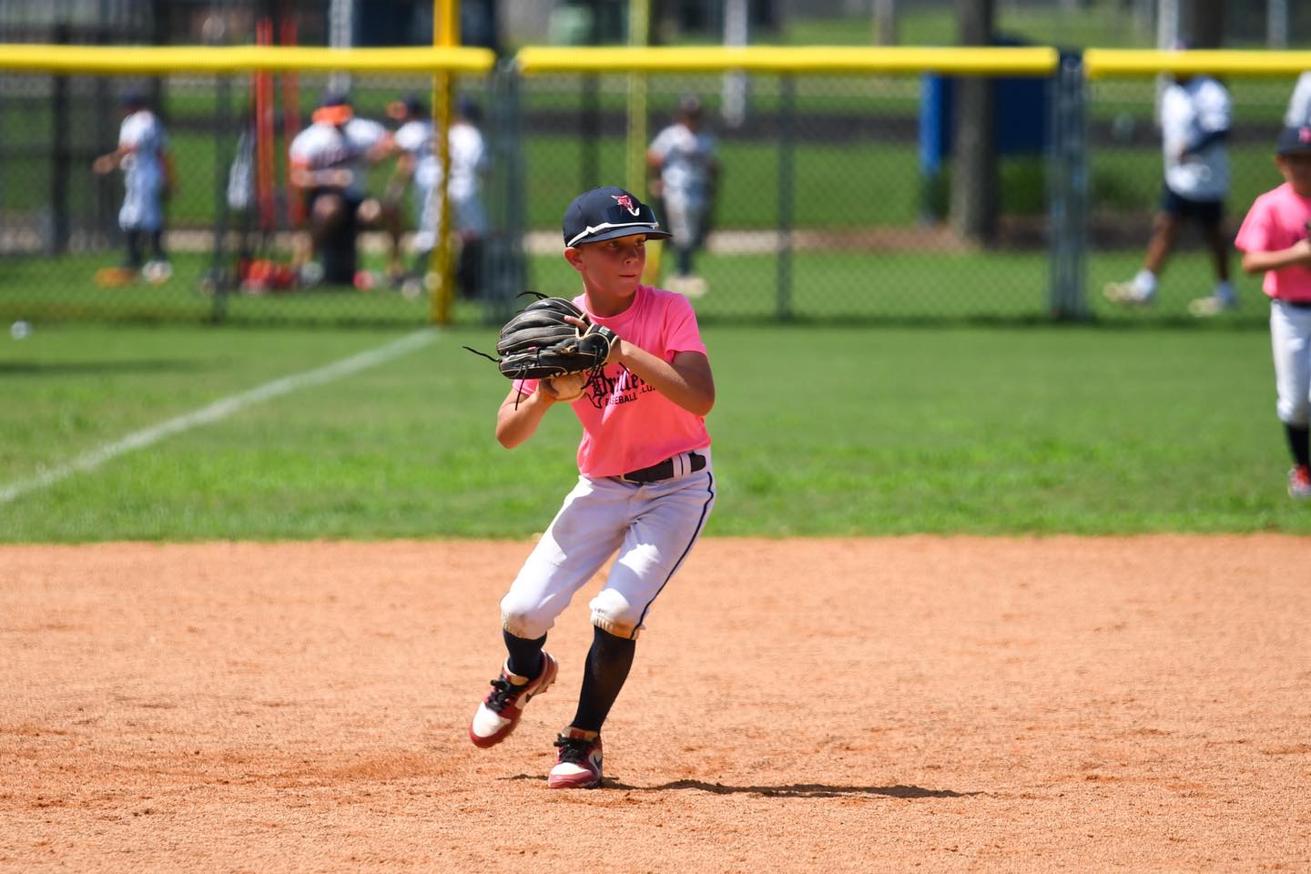 Team huddle during practice